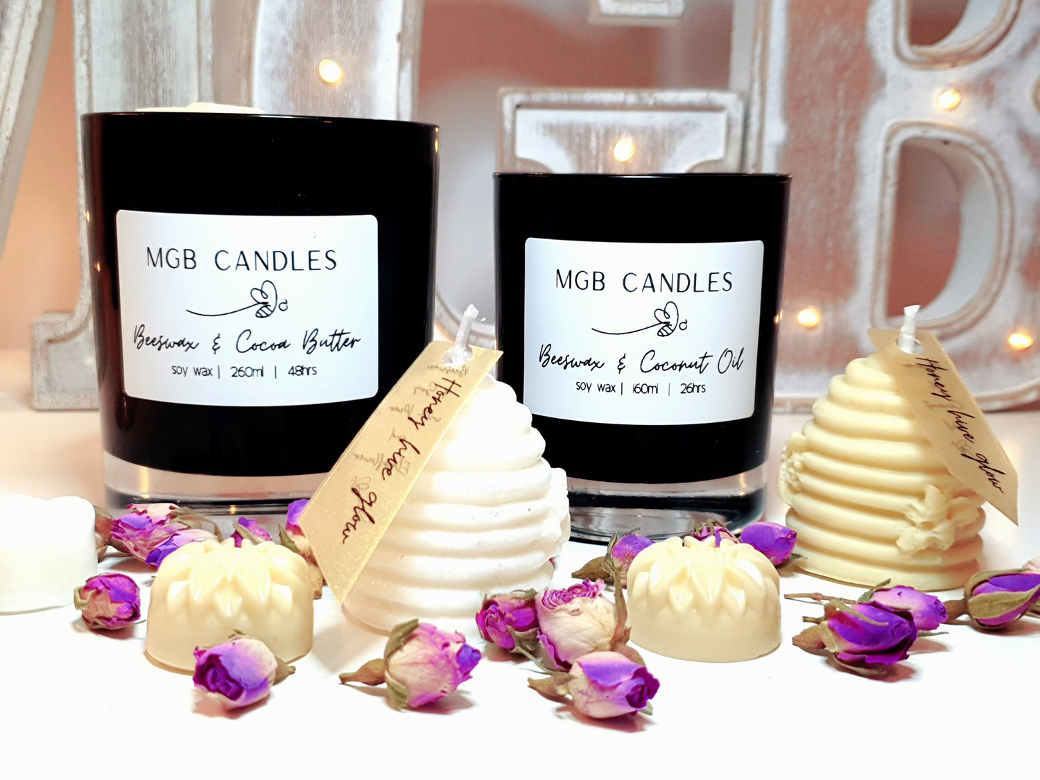 BEESWAX CANDLES AND WAX MELTS